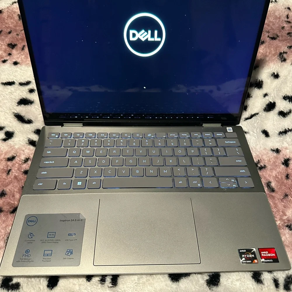 Dell green Business Laptop with Sleek Design